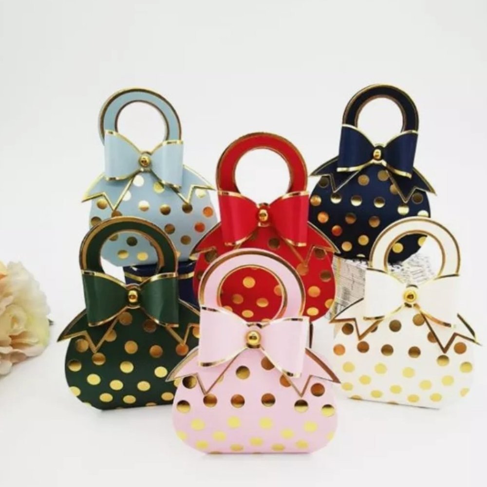 Mini Candy Box,Gift Surprises for Wedding,Baby Shower,5 White & 5 Rose Color*3.8